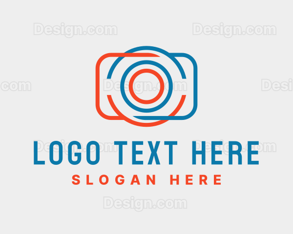 Modern Photography Camera Logo