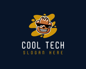 Cool Shades Bear  logo design