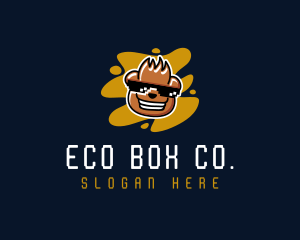 Cool Shades Bear  logo design