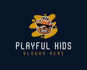 Cool Shades Bear  logo design