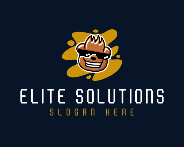 Sunglass logo example 1
