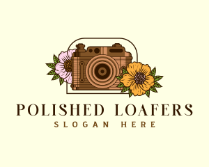 Floral Camera Studio logo design