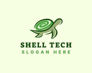 Swirly Turtle Shell logo