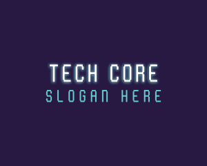 Futuristic Cyber Tech logo design