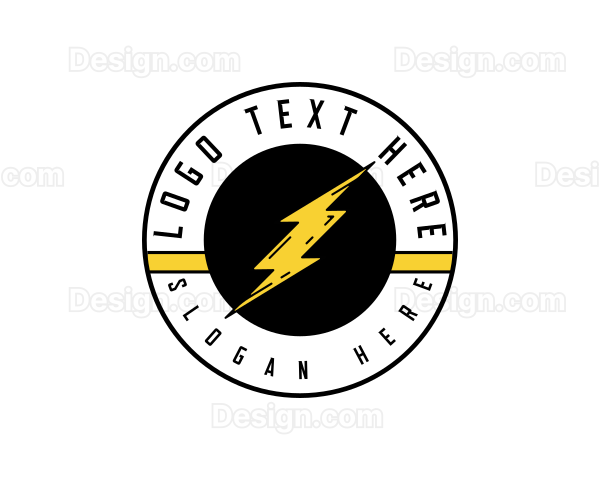 Thunder Lightning Bolt Logo