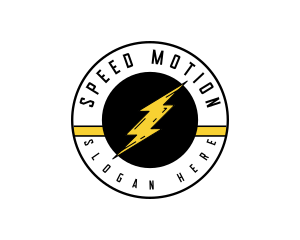 Thunder Lightning Bolt logo design