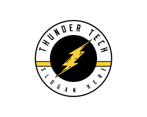 Thunder Lightning Bolt logo