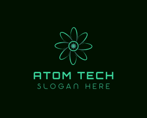 Neon Biotech Atom logo