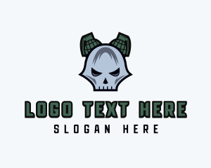 Combat Skull Grenade logo