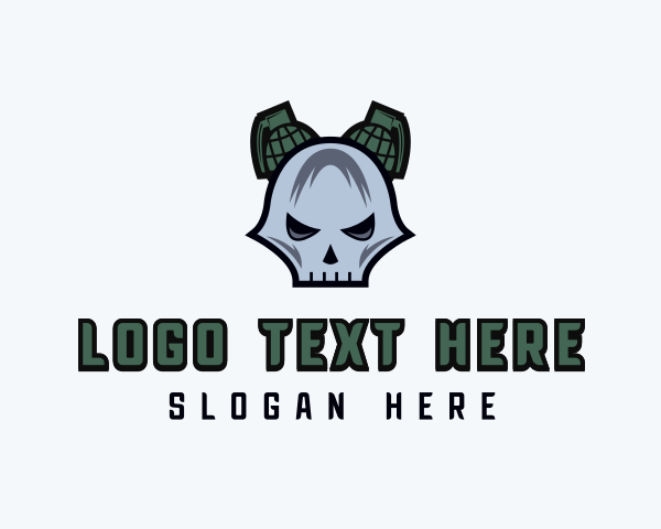 Combat Skull Grenade logo