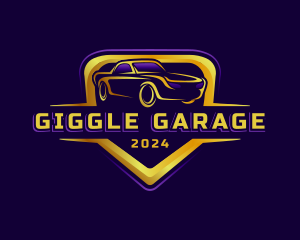 Car Racing Garage logo design