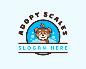 Pet Dog Grooming logo design