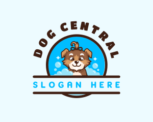 Pet Dog Grooming logo design