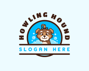 Pet Dog Grooming logo design