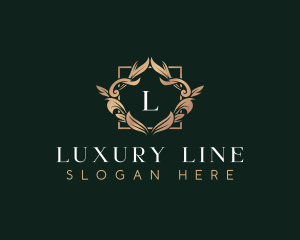 Ornamental Crest Luxury logo design