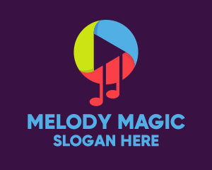 Music Streaming Media Logo