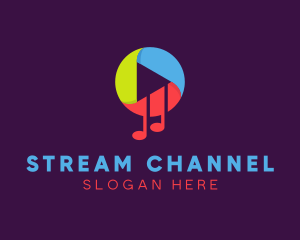 Music Streaming Media logo design