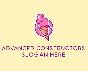 Ice Cream Cone logo design