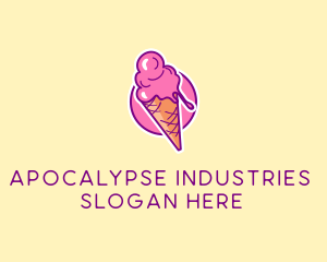 Ice Cream Cone logo design