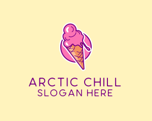 Ice Cream Cone logo design