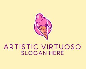 Ice Cream Cone logo design