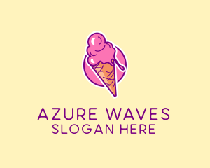 Ice Cream Cone logo design