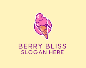 Ice Cream Cone logo design