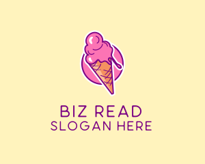 Ice Cream Cone logo design