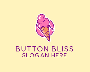 Ice Cream Cone logo design