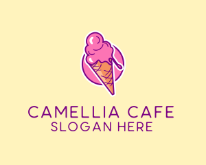 Ice Cream Cone logo design