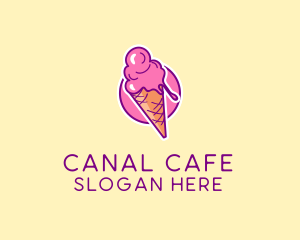 Ice Cream Cone logo design