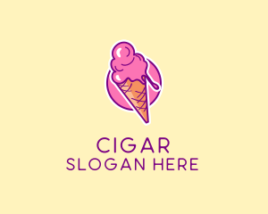 Ice Cream Cone logo design