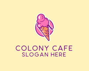 Ice Cream Cone logo design