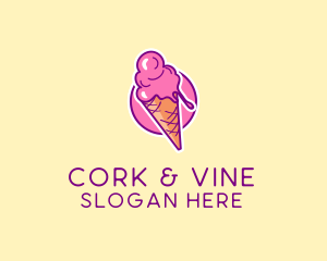 Ice Cream Cone logo design