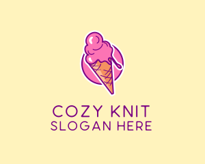 Ice Cream Cone logo design