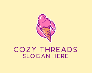 Ice Cream Cone logo design