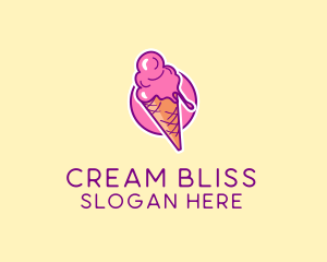 Ice Cream Cone logo design