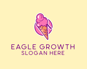 Ice Cream Cone logo design