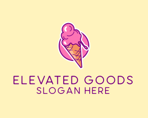 Ice Cream Cone logo design