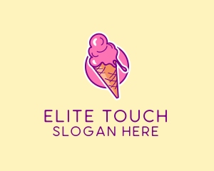 Ice Cream Cone logo design