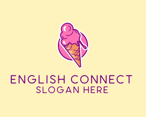 Ice Cream Cone logo design