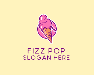 Ice Cream Cone logo design