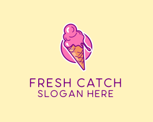 Ice Cream Cone logo design