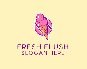 Ice Cream Cone logo design