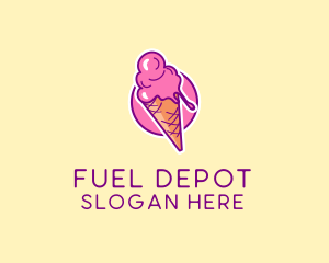 Ice Cream Cone logo design