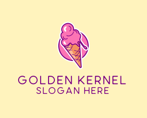 Ice Cream Cone logo design