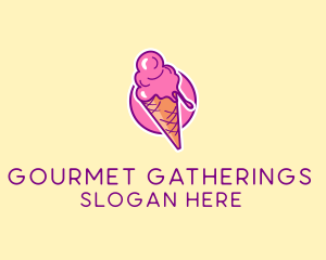 Ice Cream Cone logo design