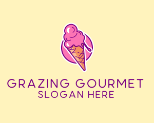 Ice Cream Cone logo design