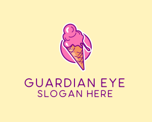 Ice Cream Cone logo design