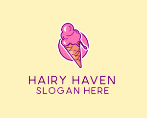 Ice Cream Cone logo design